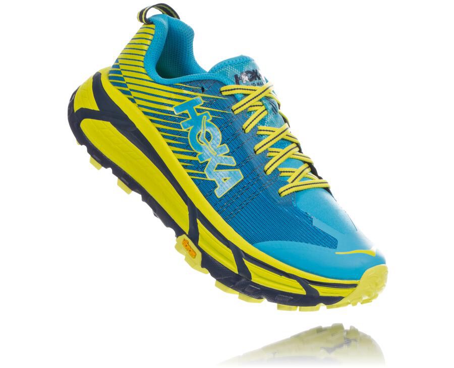 Hoka One One Evo Mafate 2 Trailskor Dam - Blå/Gröna - GZFJV-3685